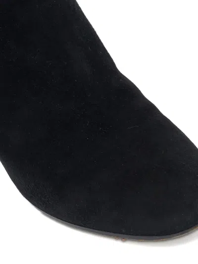 Pre-owned Gianvito Rossi  Block Heel Suede Ankle Boots