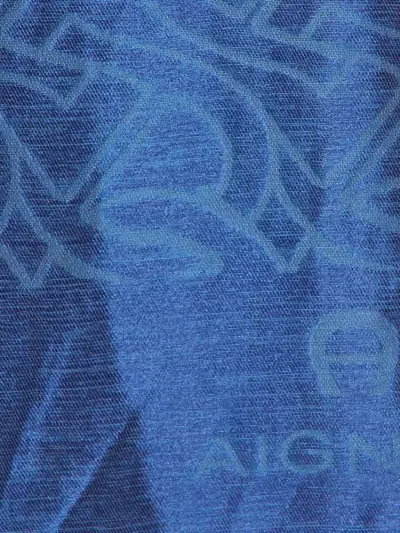 Pre-owned Aigner Vintage  Monogram-pattern Scarf