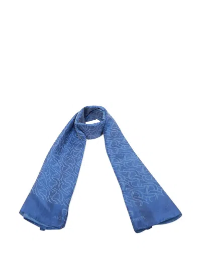 Pre-owned Aigner Vintage  Monogram-pattern Scarf