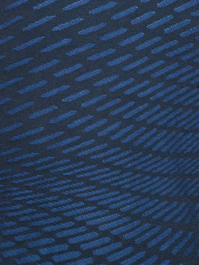 Pre-owned Hugo Boss  Abstract-pattern Sweater In Blue