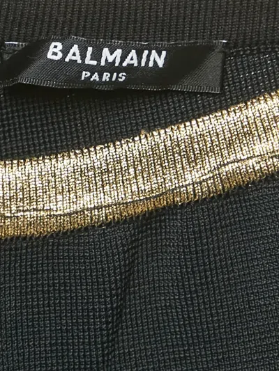 Pre-owned Balmain Zip-fastening Trousers In Black