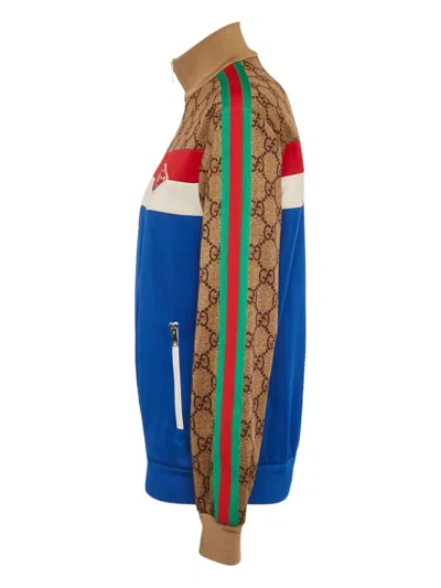 Pre-owned Gucci Gg Pattern Track Jacket