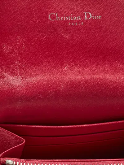 Pre-owned Dior Ama Leather Wallet