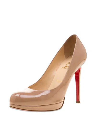 Pre-owned Christian Louboutin 100mm Neofilo Patent Leather Pumps