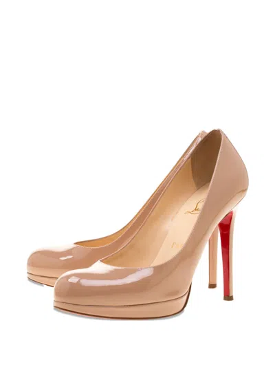 Pre-owned Christian Louboutin 100mm Neofilo Patent Leather Pumps