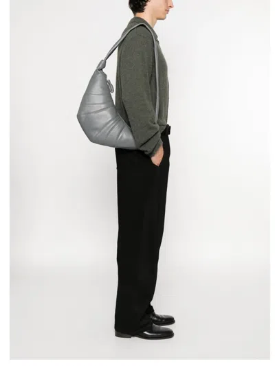 Lemaire Croissant Knot Leather Shoulder Bag