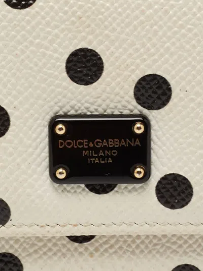 Pre-owned Dolce & Gabbana Polka-dot Leather Wallet