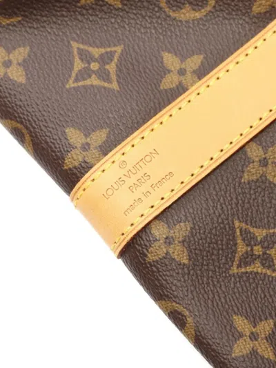 Pre-owned Louis Vuitton 2000 Keepall Bandouliere 60 Tote Bag In Brown