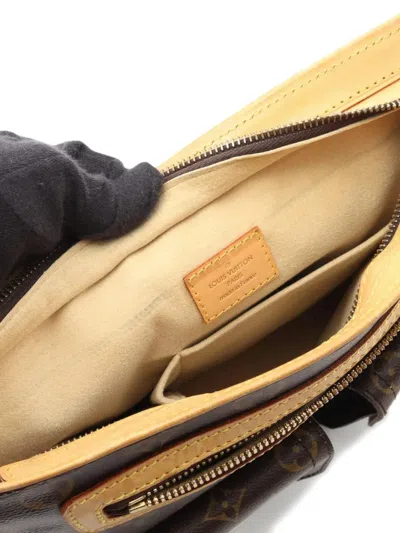 Pre-owned Louis Vuitton 2005 Hudson Gm Shoulder Bag In Brown