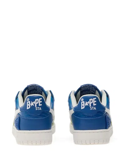 A Bathing Ape Star-embellished Ombre Sneakers