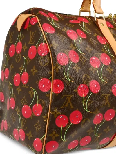 Pre-owned Louis Vuitton X Takashi Murakami 2005 Monogram Keepall 45 Travel Bag