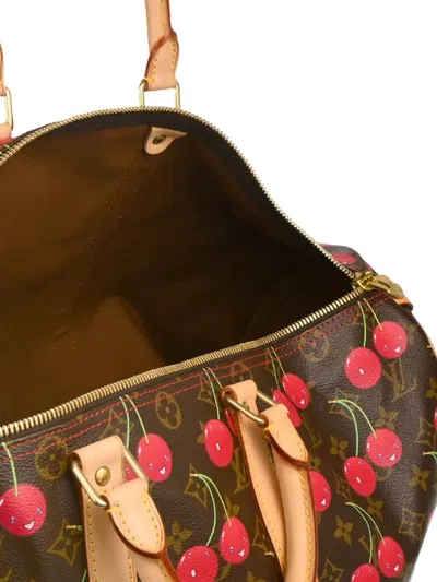 Pre-owned Louis Vuitton X Takashi Murakami 2005 Monogram Keepall 45 Travel Bag