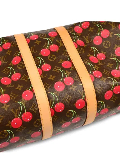 Pre-owned Louis Vuitton X Takashi Murakami 2005 Monogram Keepall 45 Travel Bag