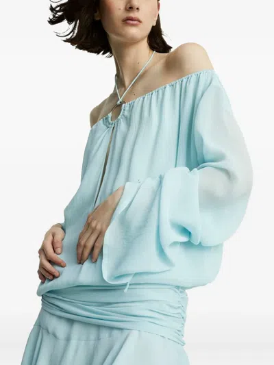 圈环细节垂坠迷你连衣裙