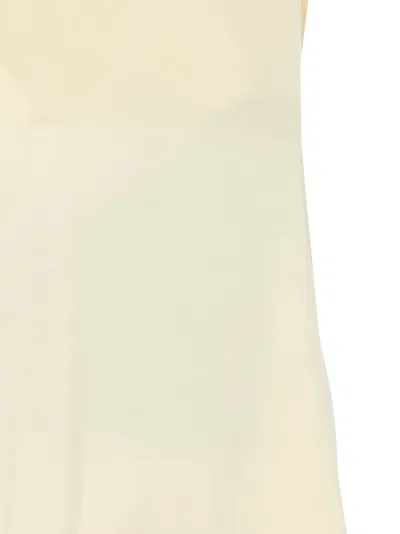 Pre-owned Joseph 2023 Jersey Silk Satin Tank Top In Yellow