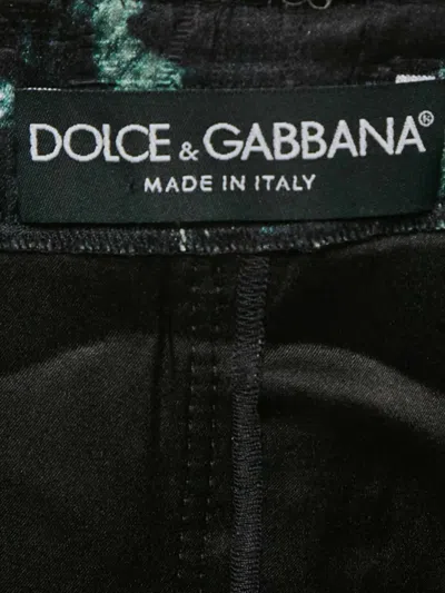 Pre-owned Dolce & Gabbana 2024 Floral-print Silk Dress (set Of Two)