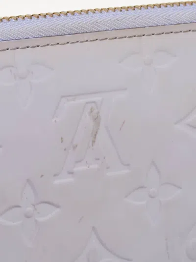 Pre-owned Louis Vuitton Monogram Vernis Leather Wallet In Purple