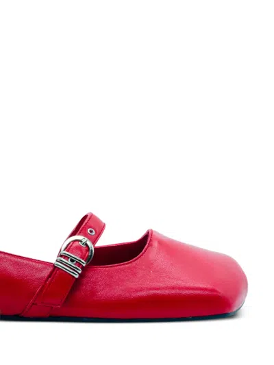 Vic Matie Buckle-strap Flat Pumps
