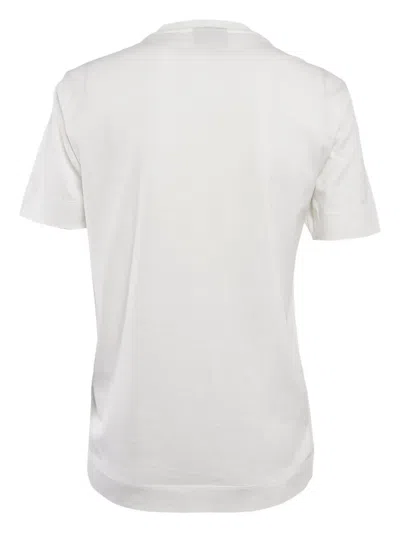 Pre-owned Emporio Armani 2020 Smiley Face Camouflage T-shirt In White