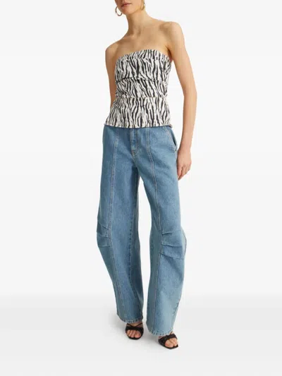 Rotate Birger Christensen Panelled Denim Trousers