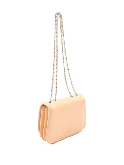 Pre-owned Chanel 2016~2017 Coco Mark Shoulder Bag In Neutral