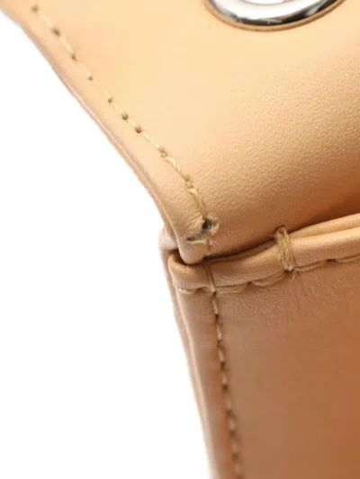 Pre-owned Chanel 2016~2017 Coco Mark Shoulder Bag In Neutral