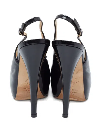 Pre-owned Giuseppe Zanotti Vintage 140mm Platform Slingback Sandals