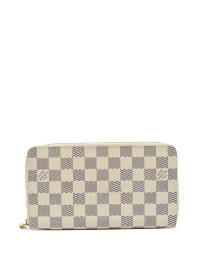 Pre-owned Louis Vuitton Zip-fastening Wallet In White