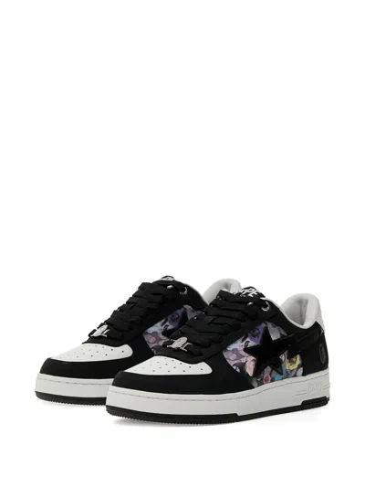 A Bathing Ape Floral-star Sneakers