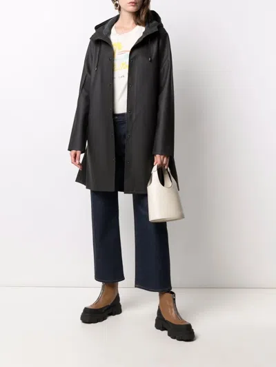 Stutterheim Mosebacke Long-length Raincoat In Black