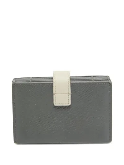 Pre-owned Celine 2024 Accordion Wallet In Gray