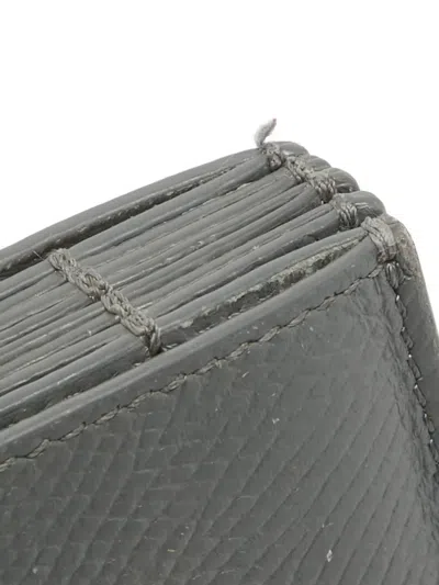 Pre-owned Celine 2024 Accordion Wallet In Gray