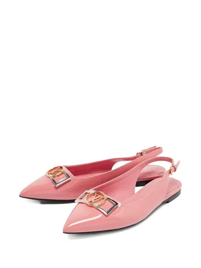 Pre-owned Louis Vuitton Leather Ballet Flats In Pink