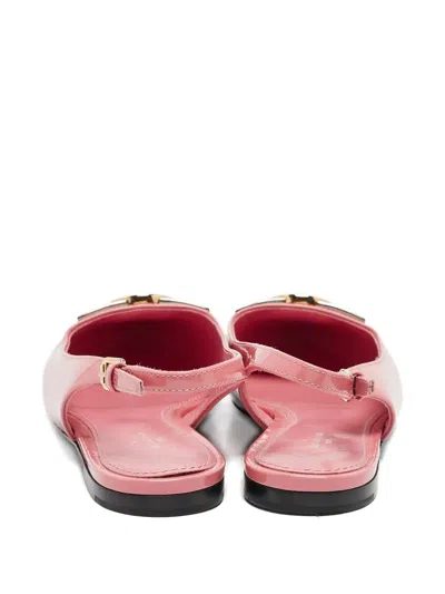 Pre-owned Louis Vuitton Leather Ballet Flats In Pink