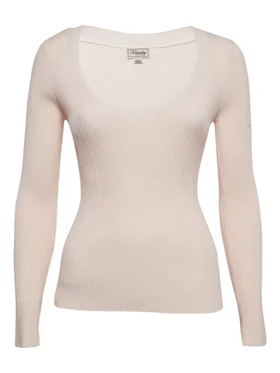 Pre-owned Temperley London  Ribbed Top In Pink