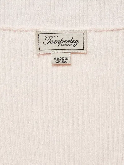 Pre-owned Temperley London  Ribbed Top In Pink