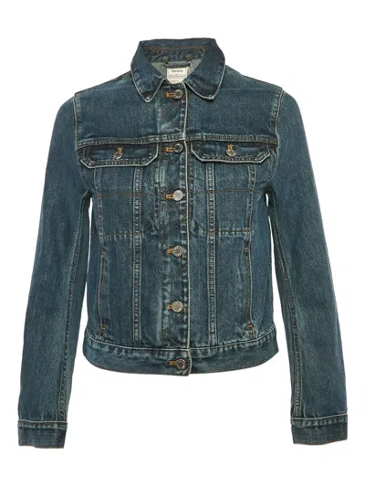 Pre-owned Zadig & Voltaire  Embroidered Denim Jacket