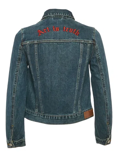 Pre-owned Zadig & Voltaire  Embroidered Denim Jacket