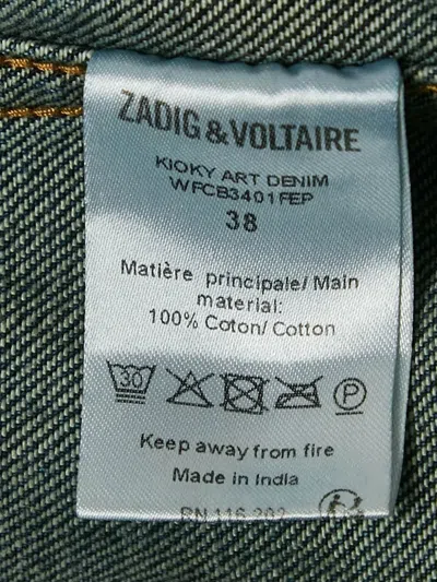 Pre-owned Zadig & Voltaire  Embroidered Denim Jacket