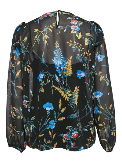 Pre-owned Maje  Floral-print Smocked Blouse