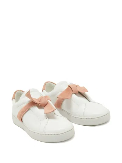 Pre-owned Alexandre Birman  Clarita Bow Sneakers In White