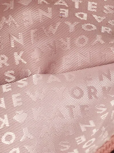 Pre-owned Kate Spade  Logo-fastening Tri-fold Wallet In Pink