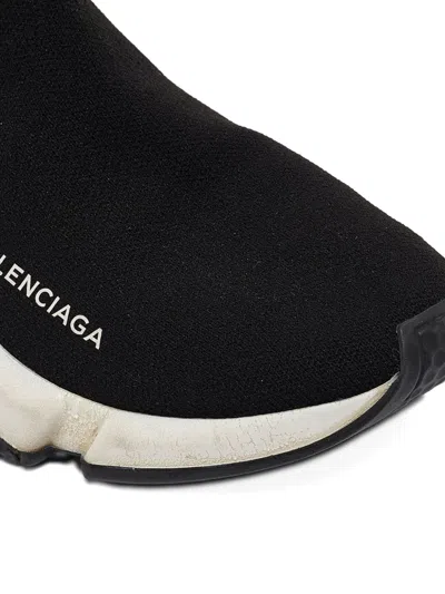 Pre-owned Balenciaga 2024 Speed Knit Sneakers In Black