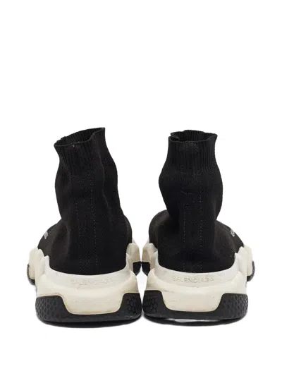 Pre-owned Balenciaga 2024 Speed Knit Sneakers In Black