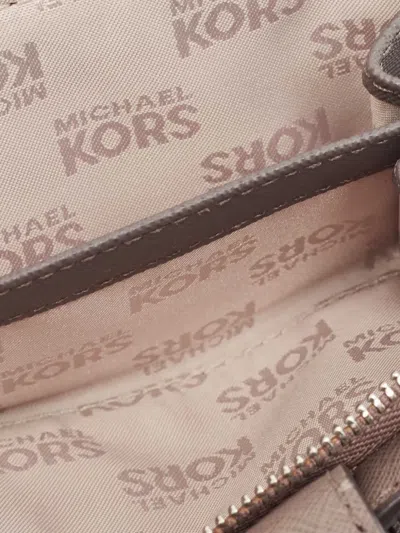 Pre-owned Michael Kors Vintage  Leather Wallet In Gray