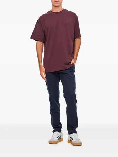 Incotex Button-fly Trousers In Blue