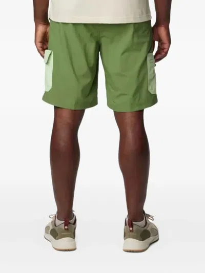 Columbia Cargo-pocket Running Shorts In Green