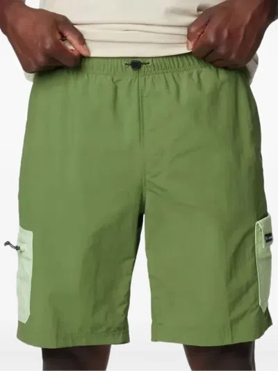 Columbia Cargo-pocket Running Shorts In Green