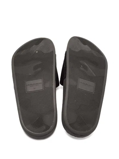 Pre-owned Dolce & Gabbana Embroidered-logo Slides