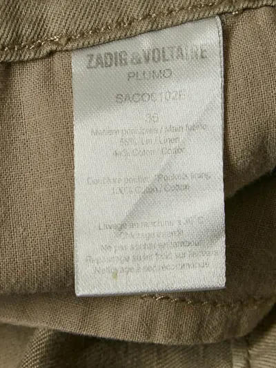 Pre-owned Zadig & Voltaire Wrap-design Trousers